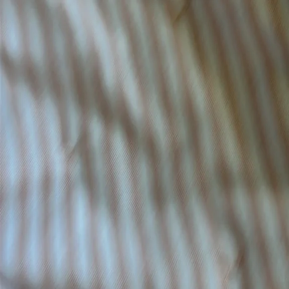 Papier & Chaud Pink & White Striped Reversible Twin Comforter. - Picture 2 of 10